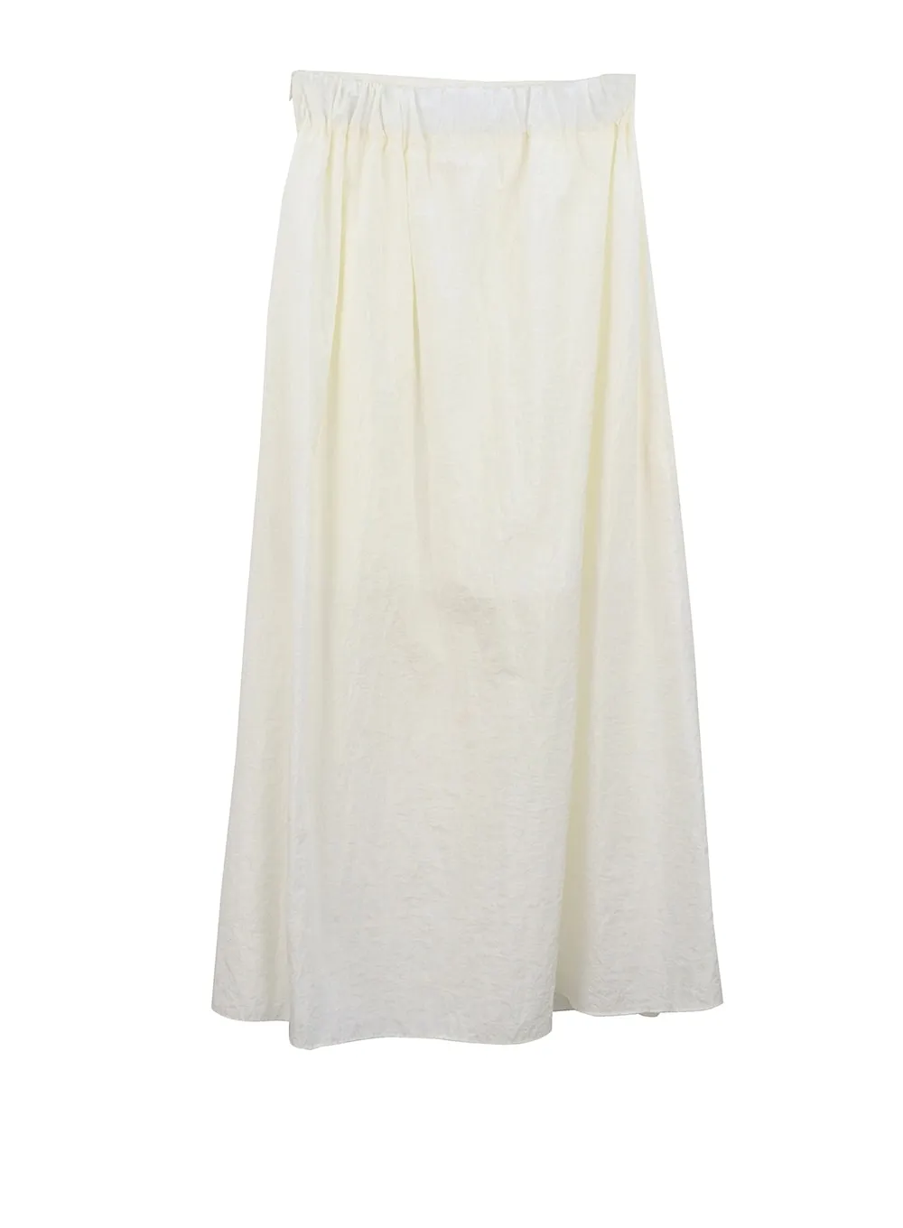 A-Line Nylon Maxi Skirt IU326