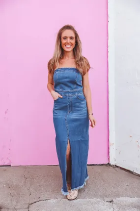 Ashleigh Denim Midi Dress