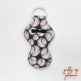 Baseball Lip Balm Holder in Black