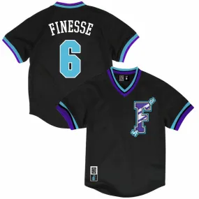 FINESSE : Black Baseball Jersey