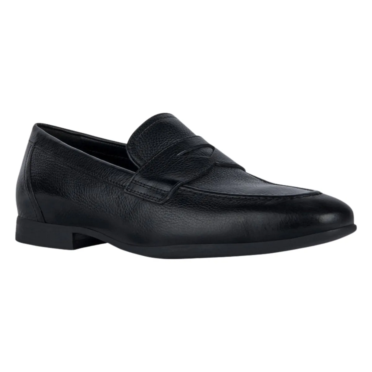 Geox Men's Sapienza Black Leather