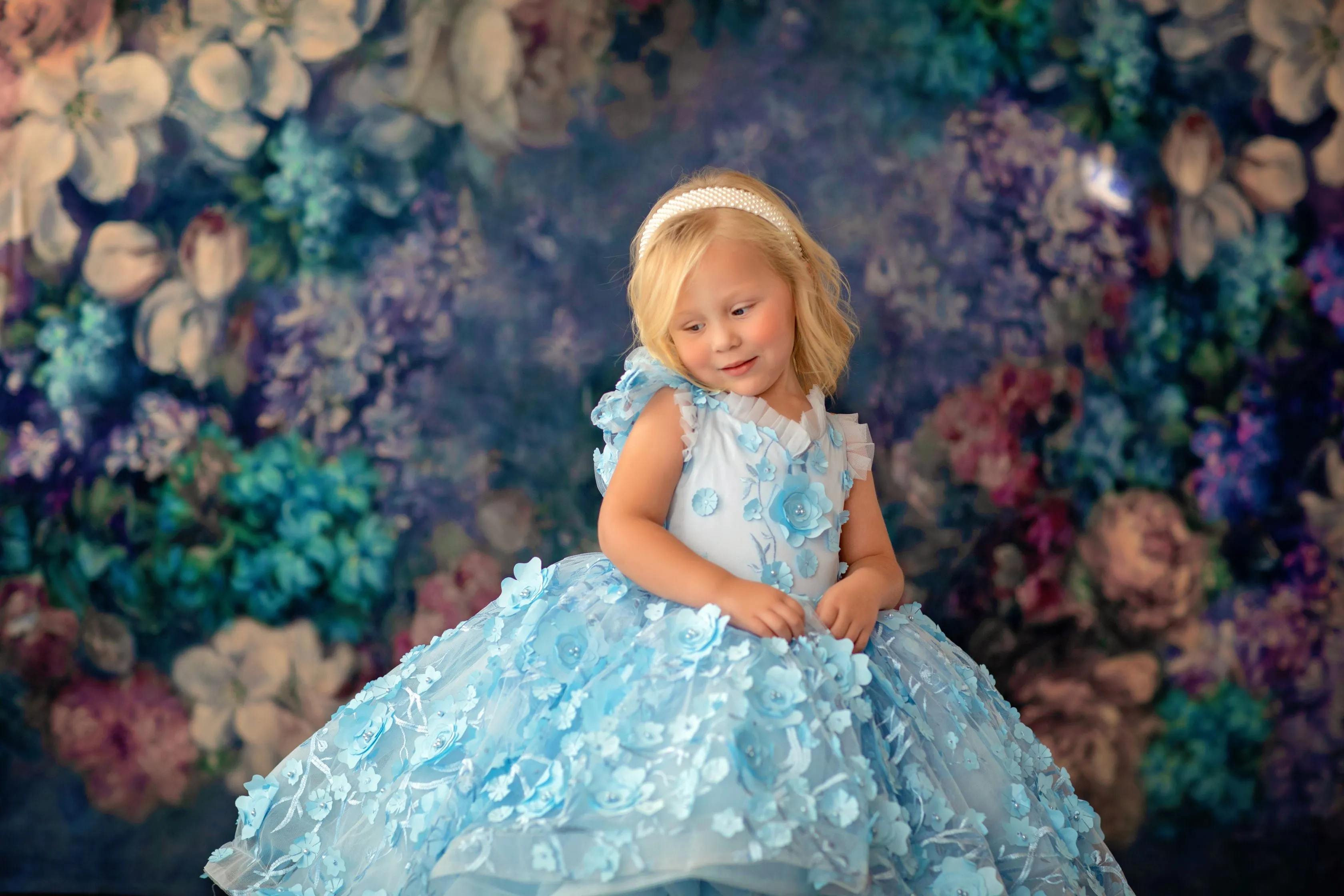 Guc- retired rental "April" - High Low Length Dress ( 2 Year - Petite 4 Year)
