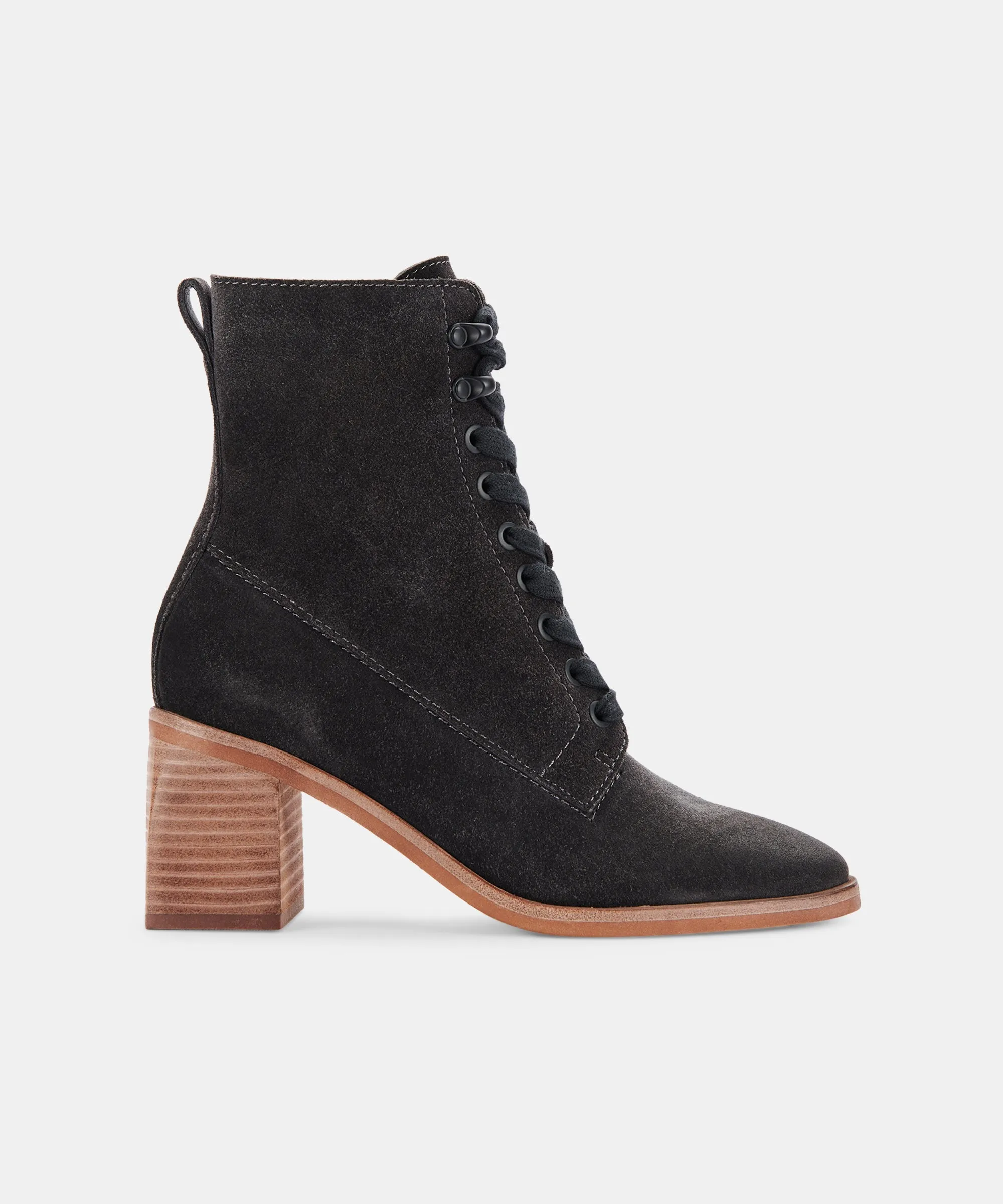 IDEN BOOTIES ANTHRACITE SUEDE re:vita