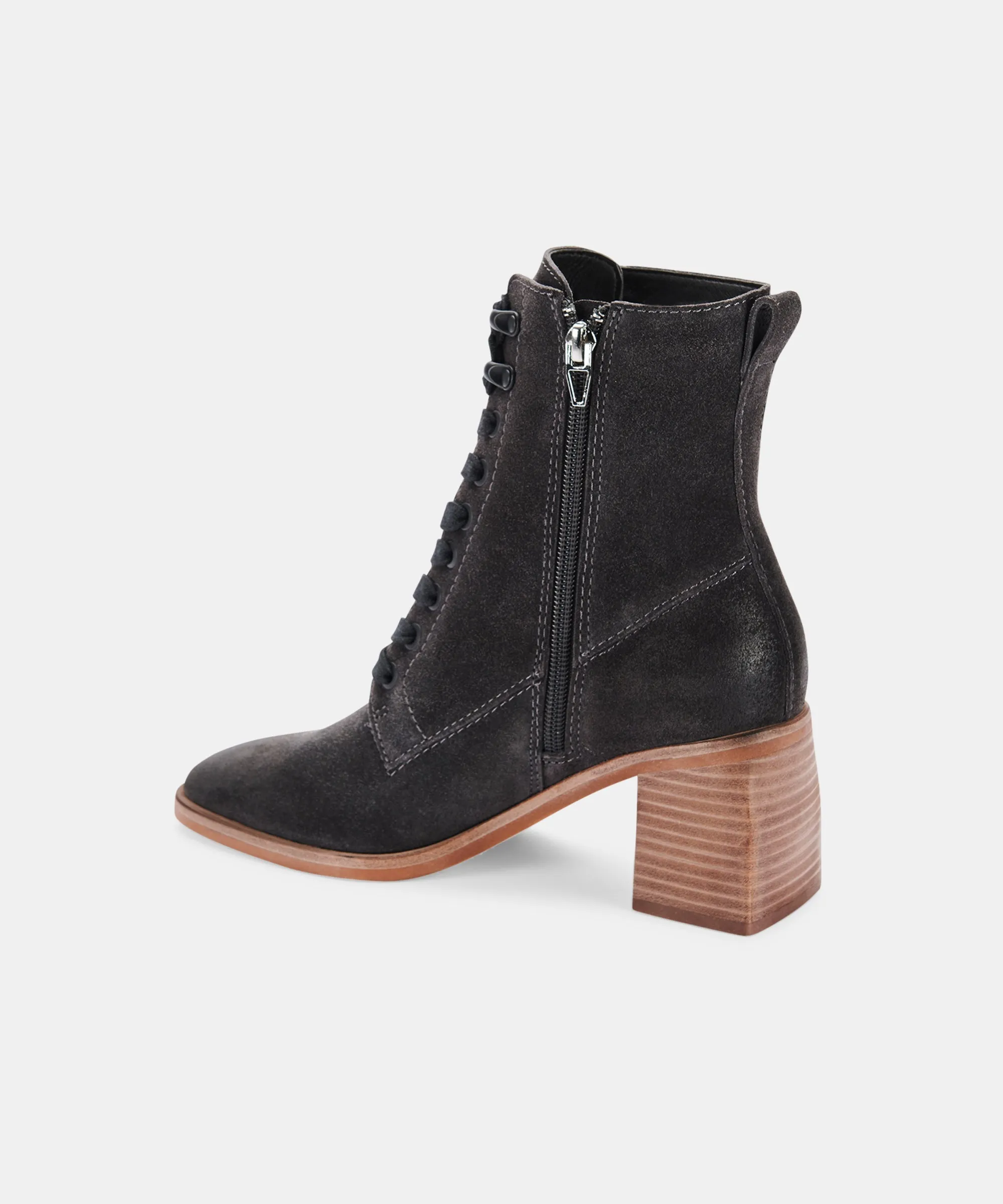 IDEN BOOTIES ANTHRACITE SUEDE re:vita