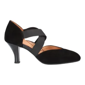 L’Amour Des Pieds Women's Bishar Black Suede