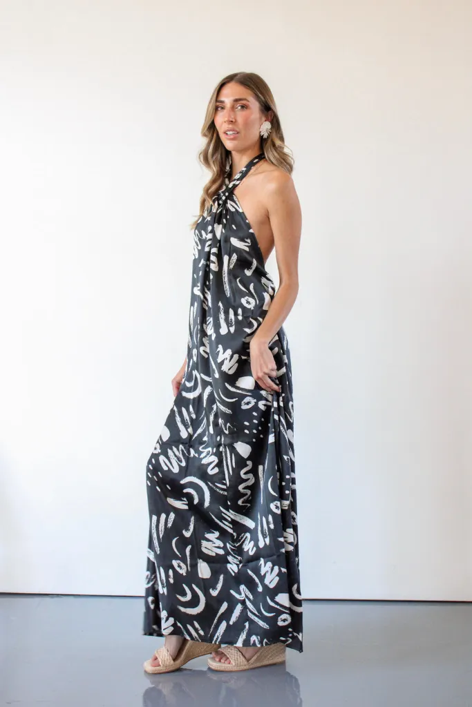 Leigh Halter Maxi Dress