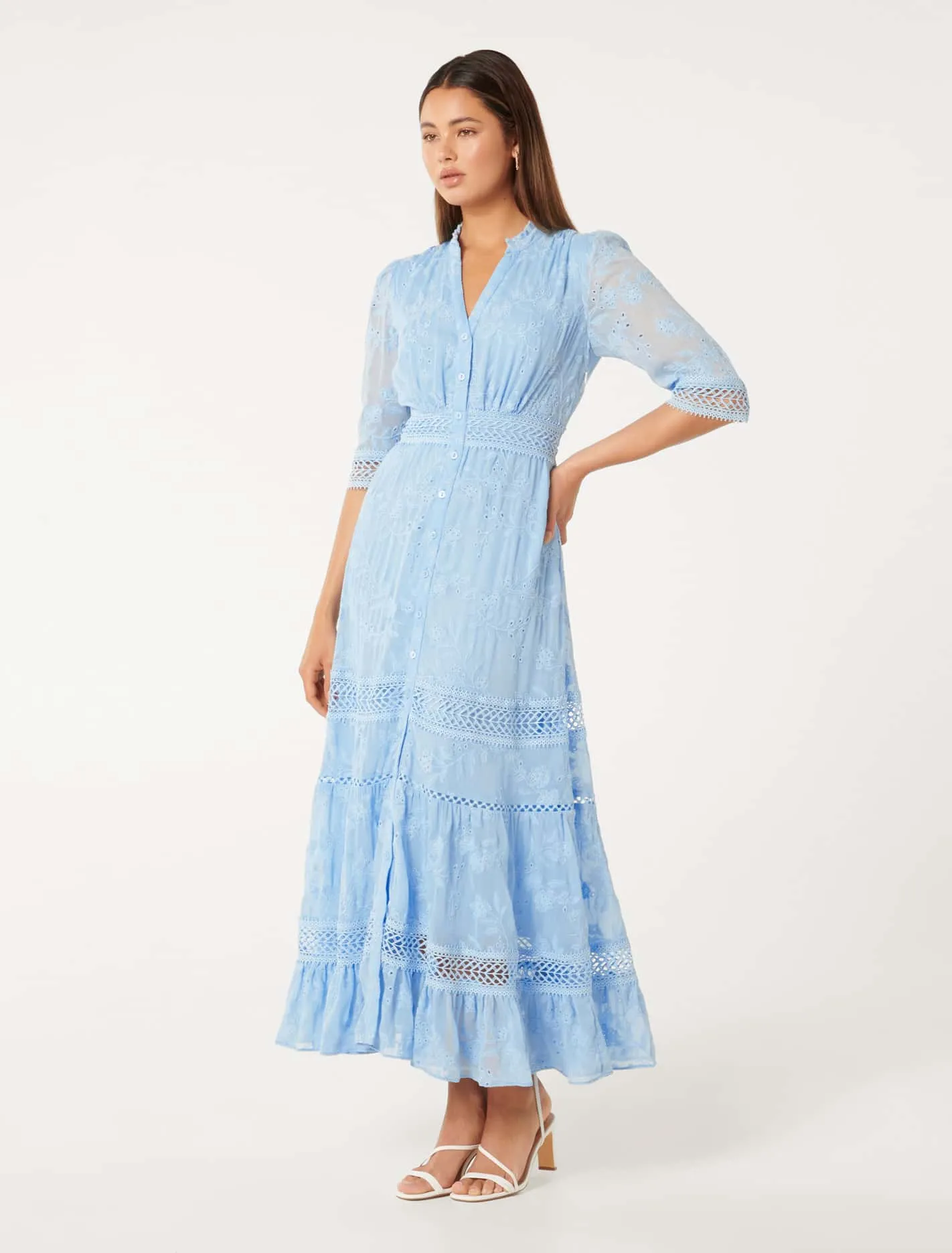 Lillian Trim Detail Shirt Dress