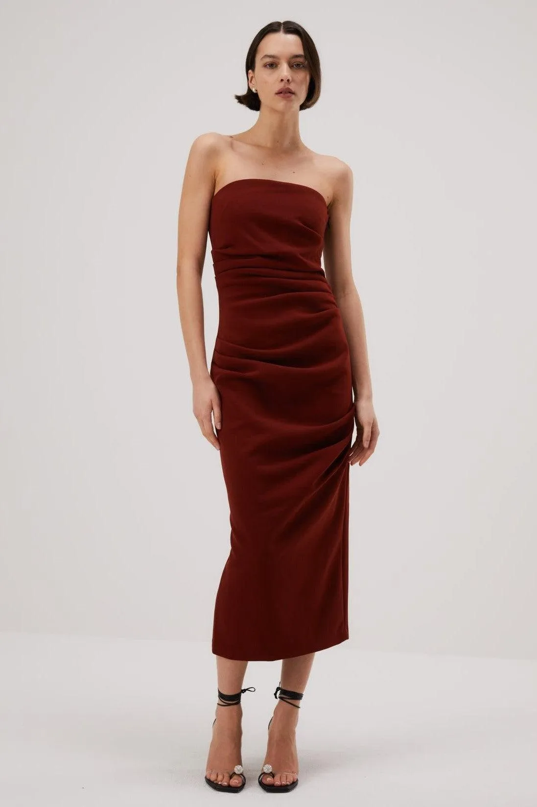 Misha Calandra Midi Dress - Picante