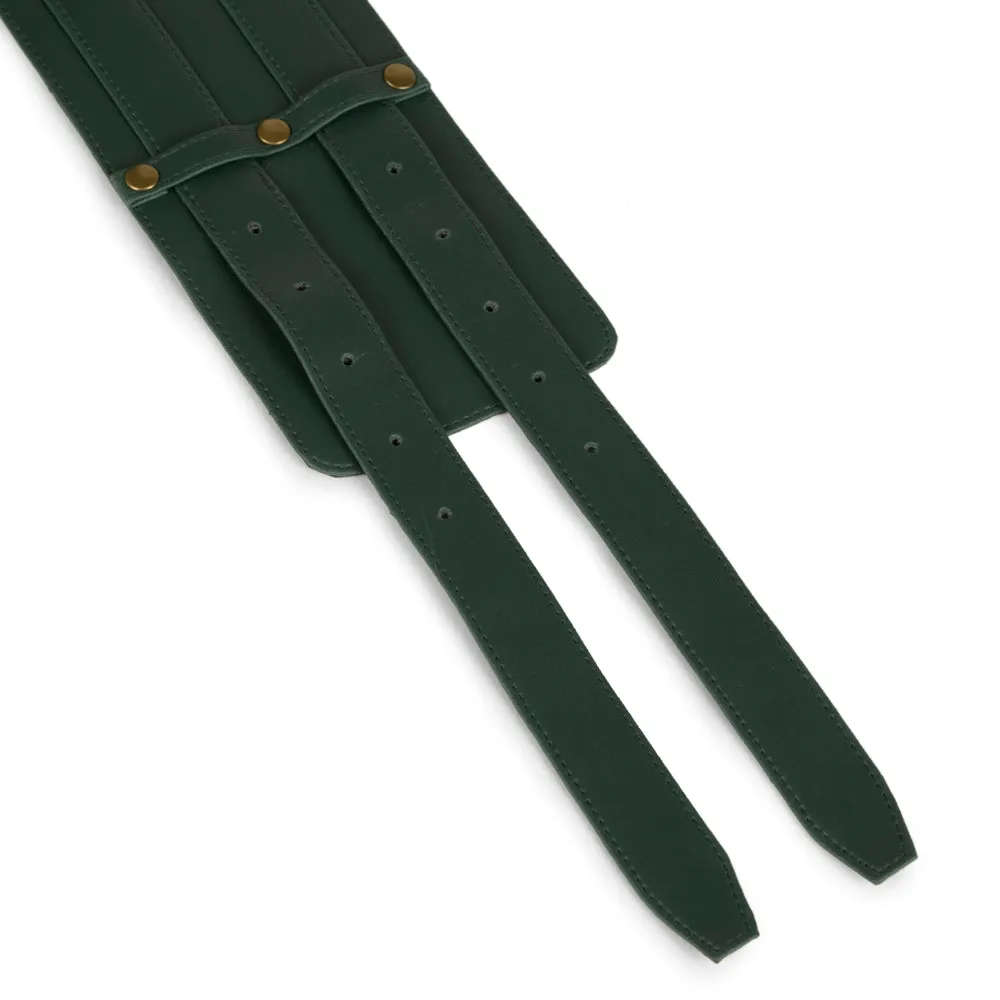 Olive Green Double Buckle Belt