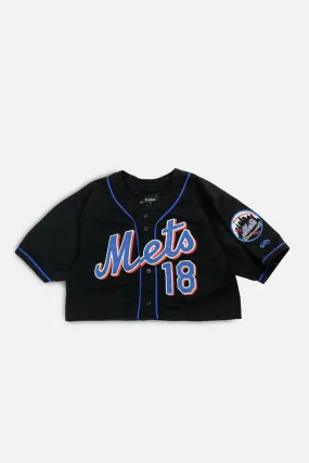 Rework Crop NY Mets MLB Jersey - S