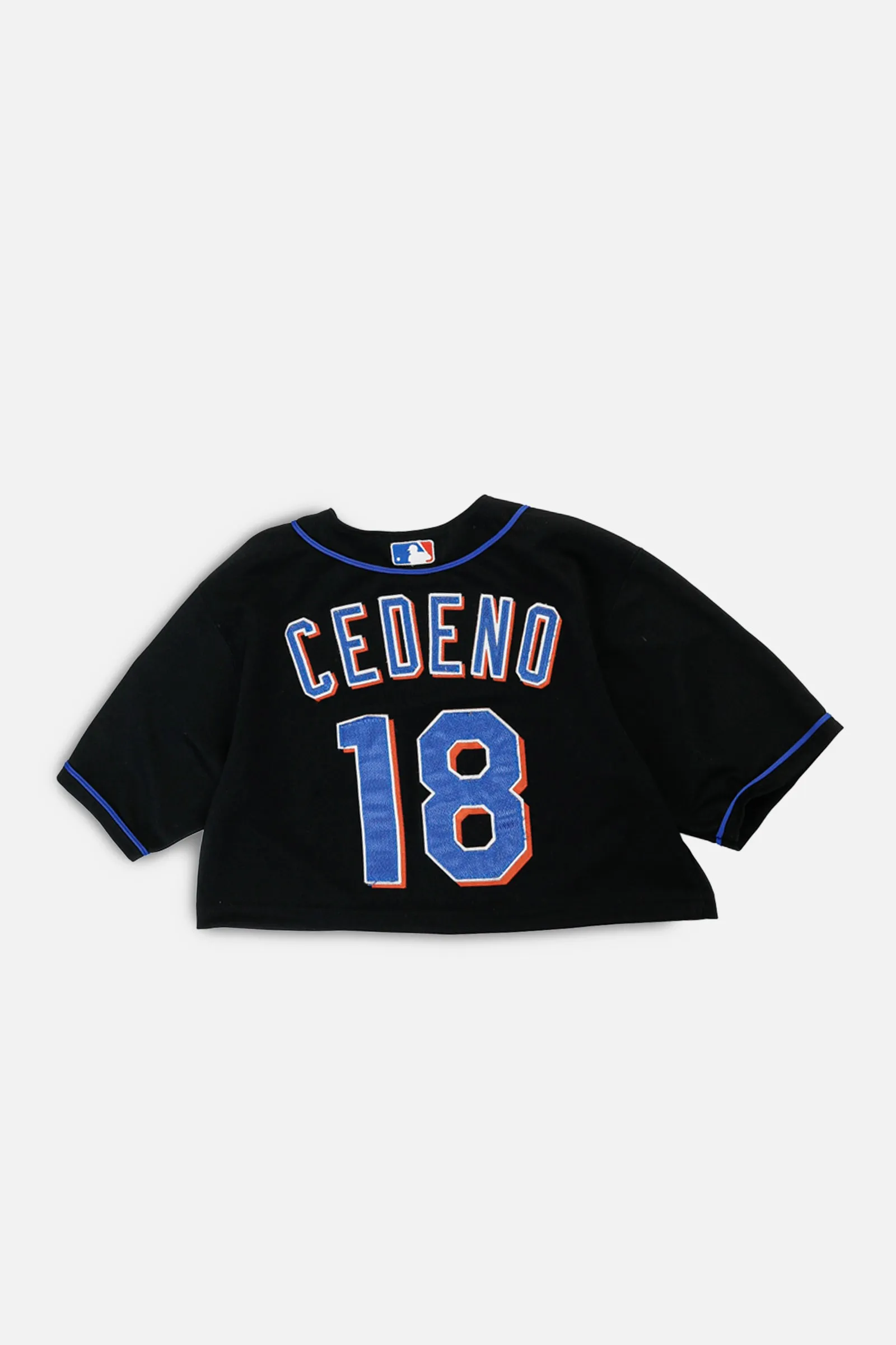 Rework Crop NY Mets MLB Jersey - S