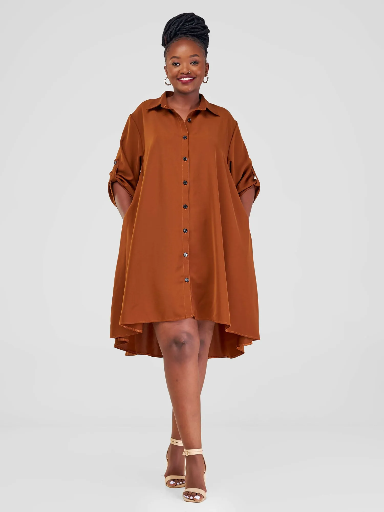 Salok Havilah Rumi Dress - Brown