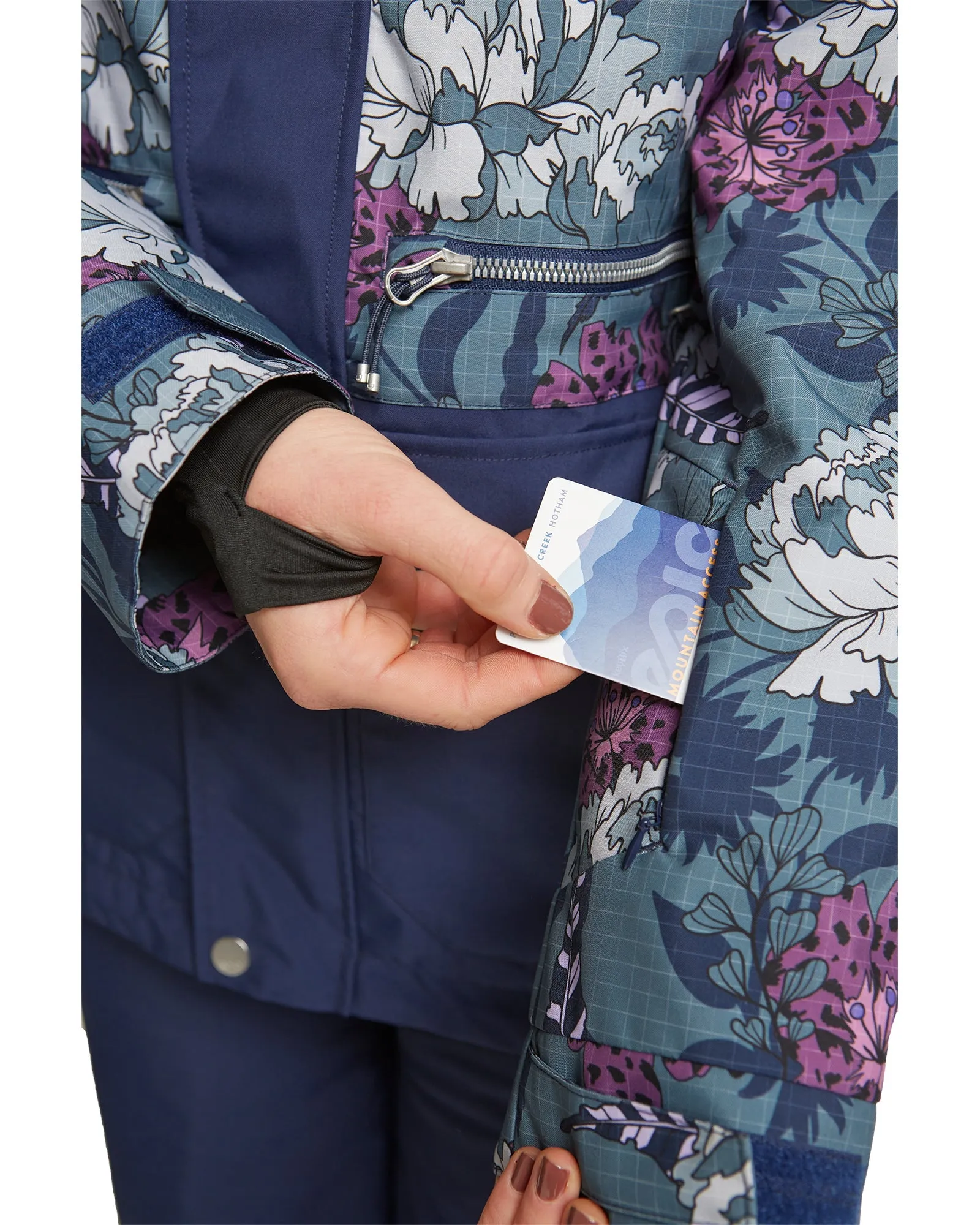 WILDER JACKET - FLORAL ANICAMO STORMY WEATHER